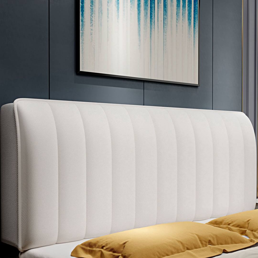 Technology Cloth Bed Head Cover - Thickened Cotton Foldable, Simple Modern, Universal Dust Protection Cover