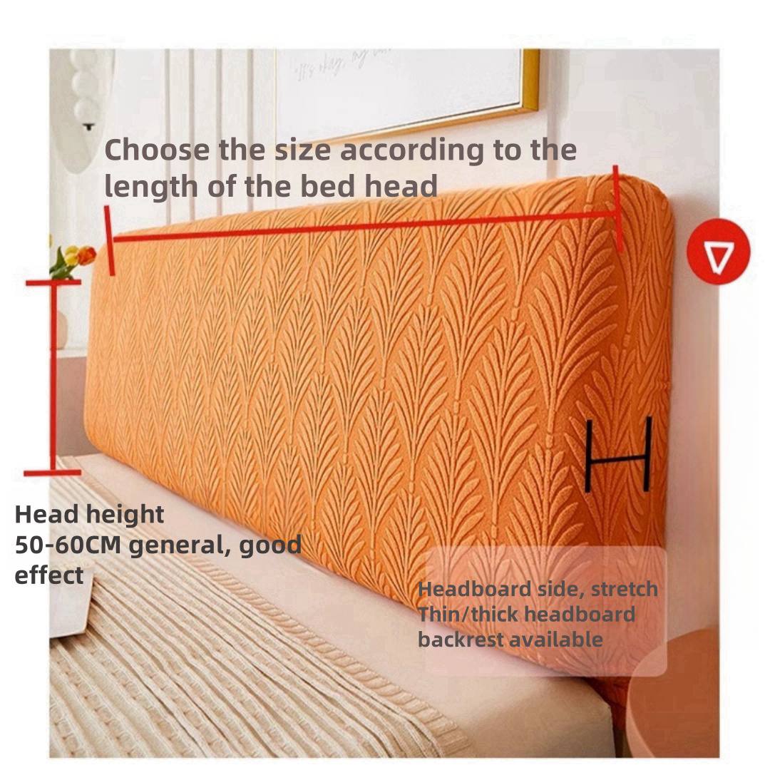 New Bed Head Cover - Soft Package Dust Protection for Solid Wood Bed