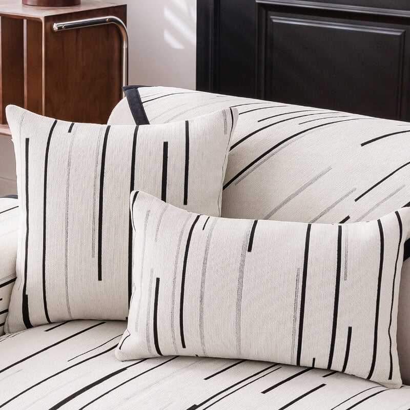 Light Luxury Striped Sofa Cushion