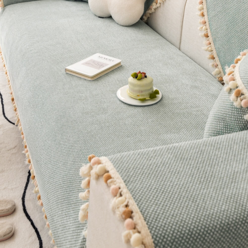 Four-Season Universal Cashmere Sofa Cushion