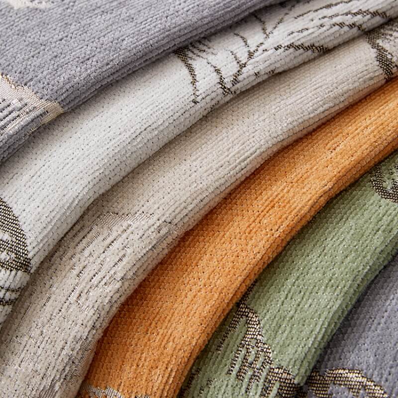 Leaf Classic Chenille Fabric All-Season Sofa Cushion