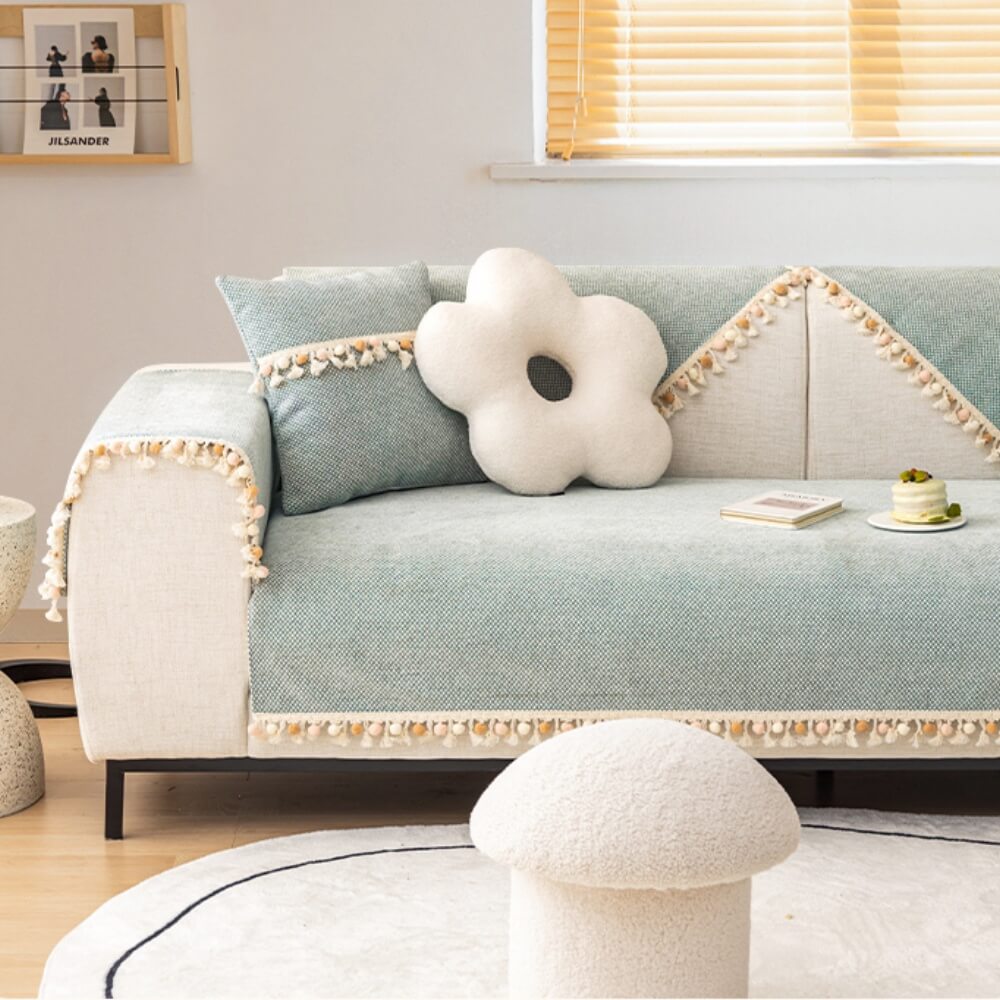Four-Season Universal Cashmere Sofa Cushion