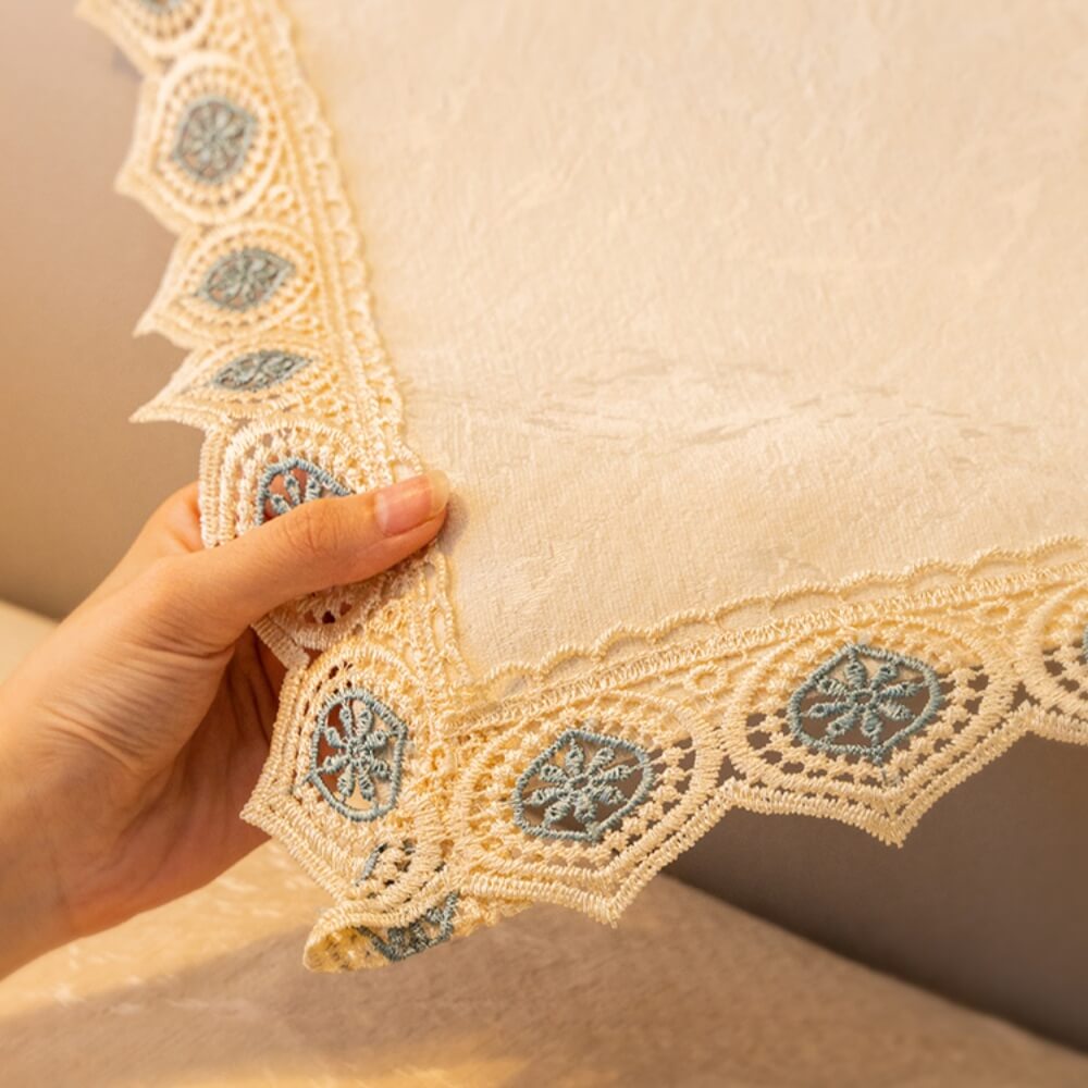 Light Luxury Chenille Sofa Cushion, Non-Slip Back Cover for L-Shaped Sofa