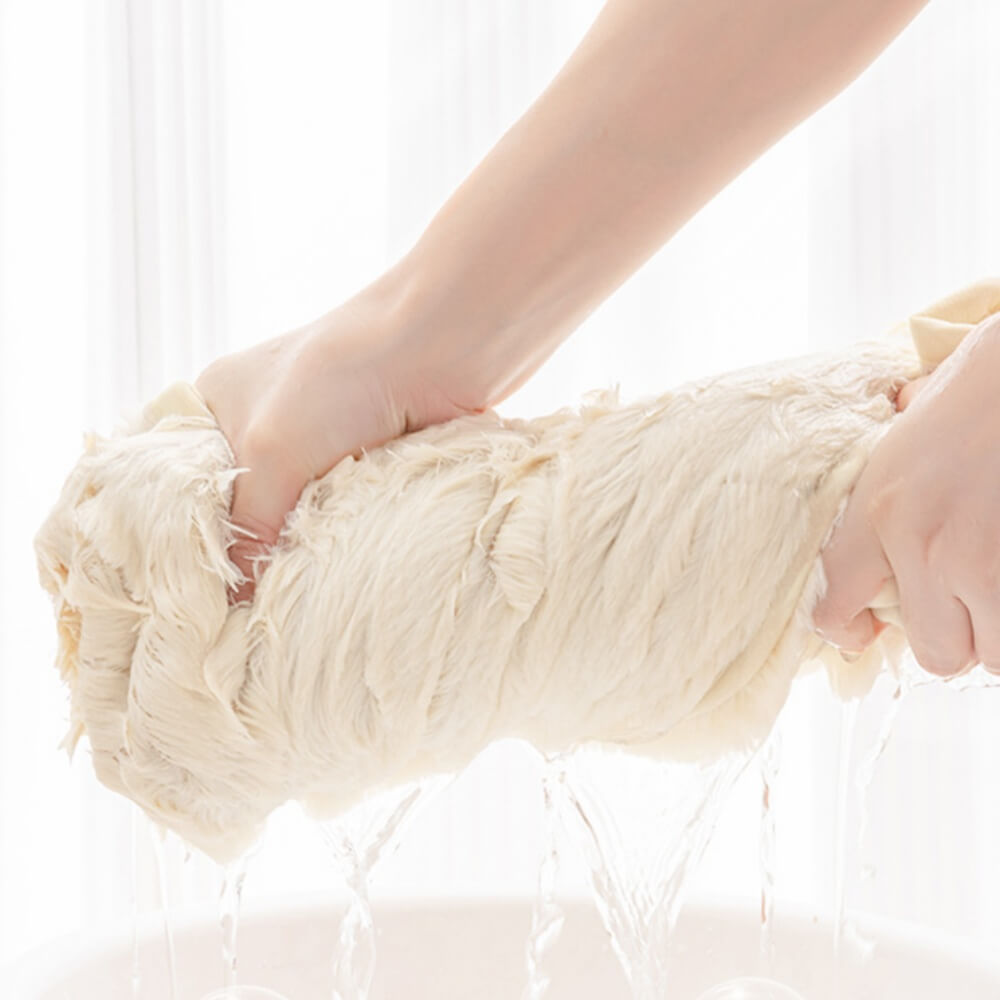 Rabbit Plush Sofa Cushion, Thickened Non-Slip L-Shaped Sofa Cover, Universal Towel Protector