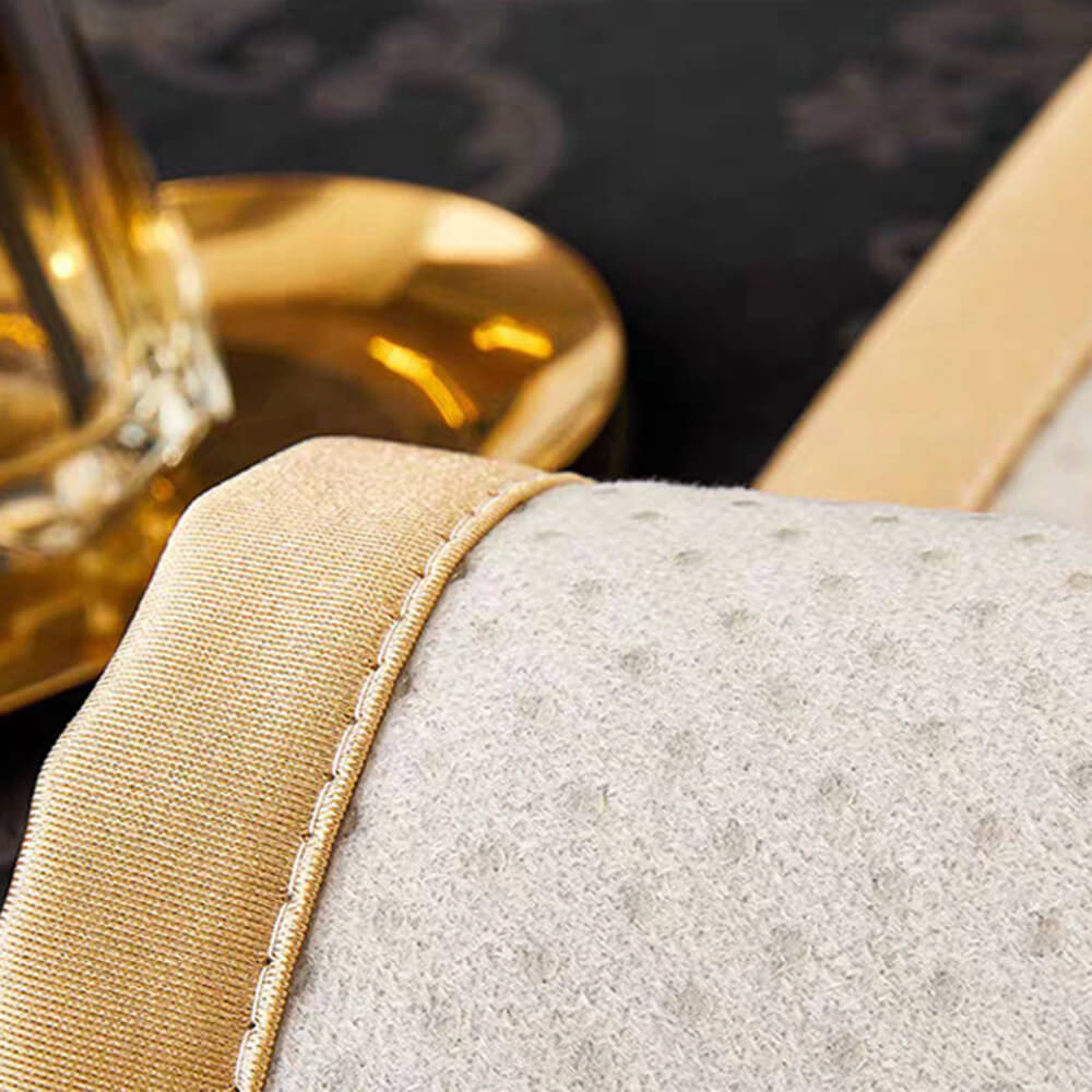 European Luxury Gold-Stamped Velvet Sofa Protector Cover - Anti-Slip Couch Mat