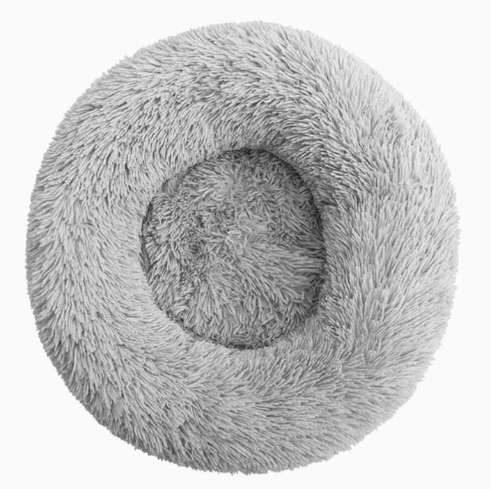 Fuzzy Round Fluffy Dog Bed for Ultimate Comfort