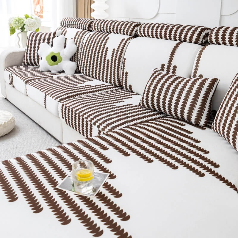 Non-Slip All-Inclusive Universal Ice Silk Sofa Cover, Comfortable, Dirt-Resistant, Anti-Cat Scratch Cushion