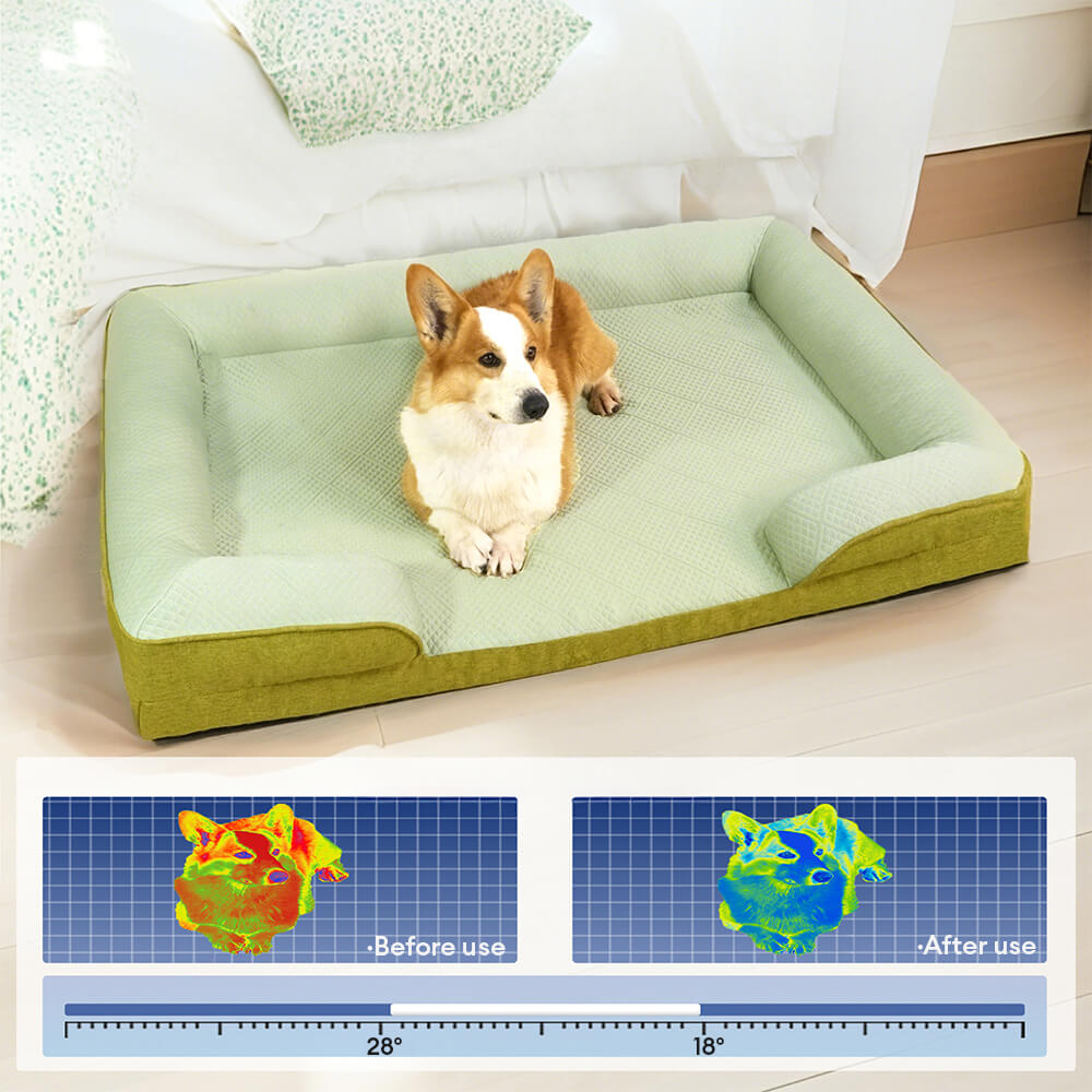 Cooling Orthopedic Large Dog Sofa Bed, Washable for Comfort