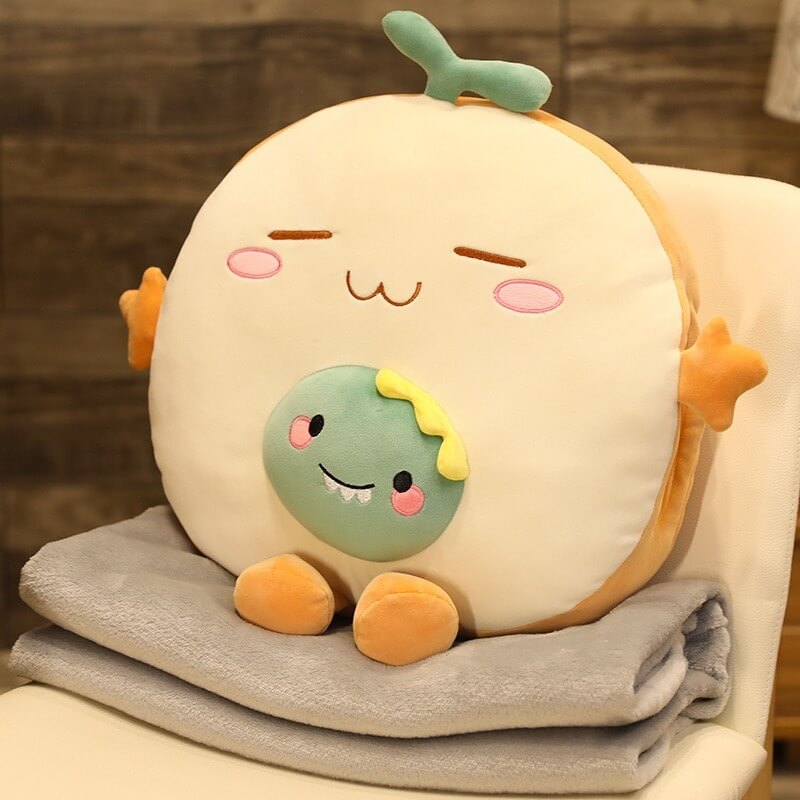 New 2-in-1 Fall Thickened Folding Pillow, Office Nap Cushion