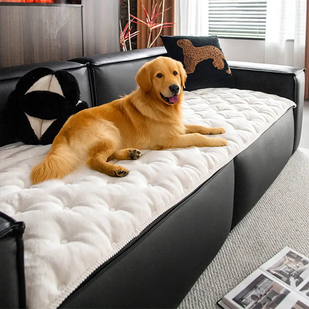 Vintage Leather Non-Slip Sofa Protection Couch Cover