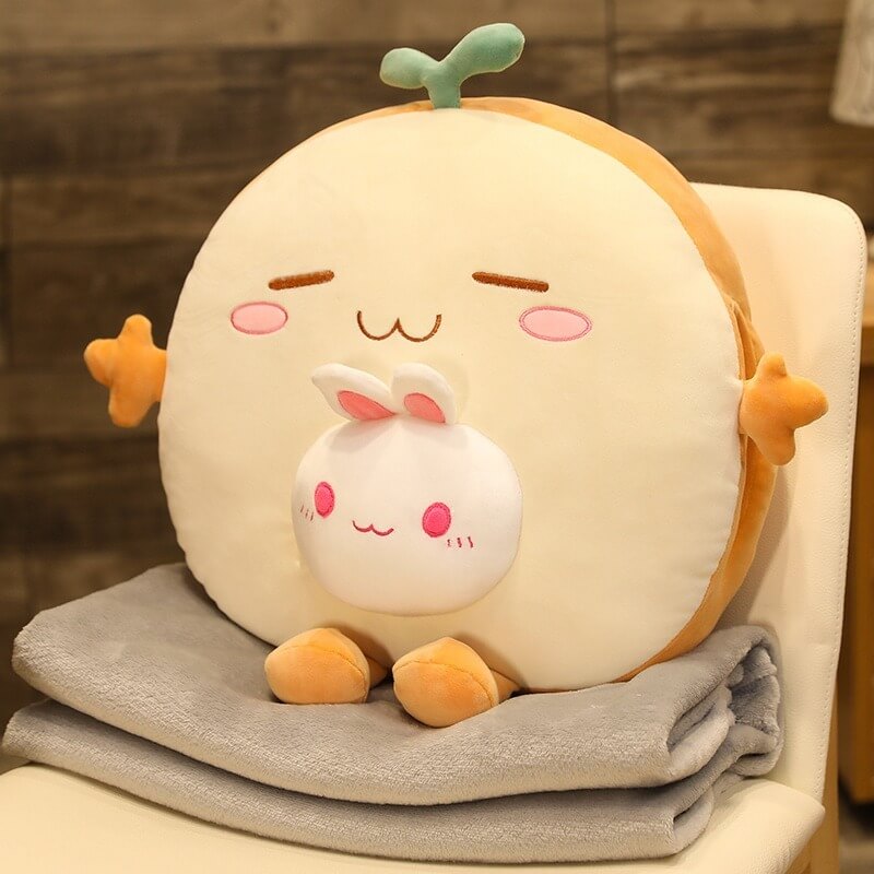 New 2-in-1 Fall Thickened Folding Pillow, Office Nap Cushion