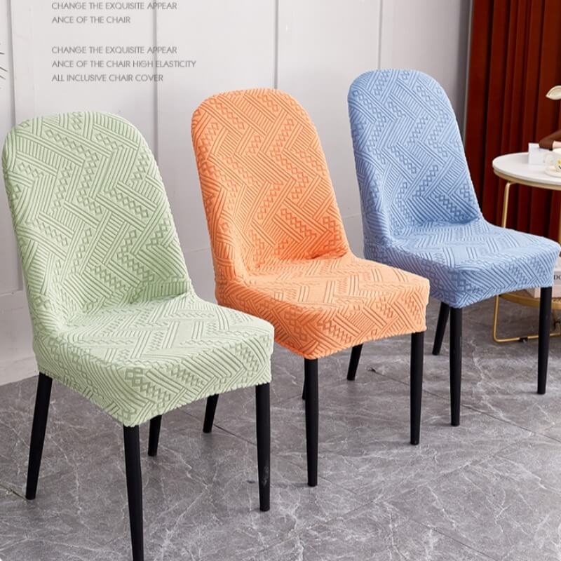 Jacquard Velvet High Elastic All-Inclusive Chair Cover