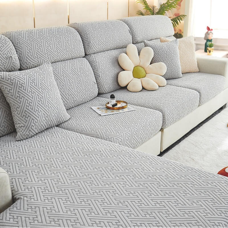 Jacquard Velvet Sofa Cushion