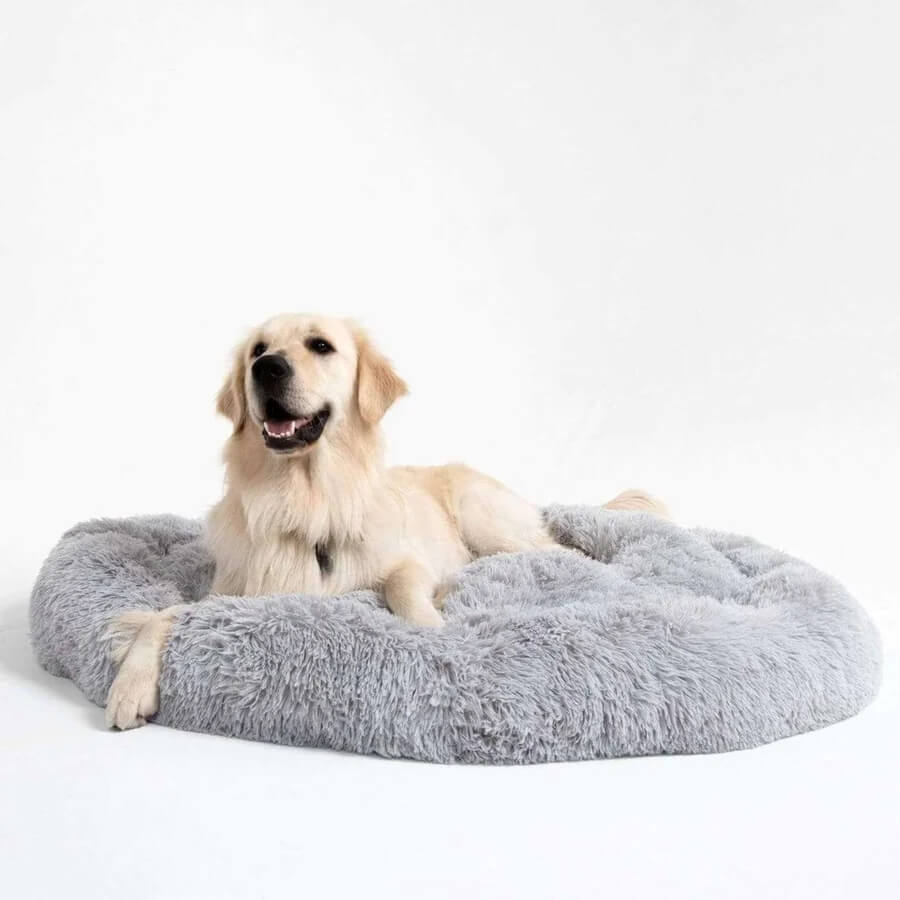 Fuzzy Round Fluffy Dog Bed for Ultimate Comfort