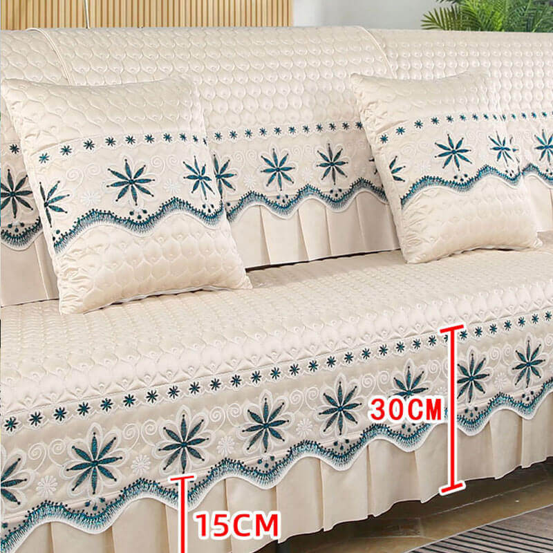 Summer sofa cushion universal models, suitable for L-shaped sofa, non-slip cushion sofa cover solid color simple modern backrest towel