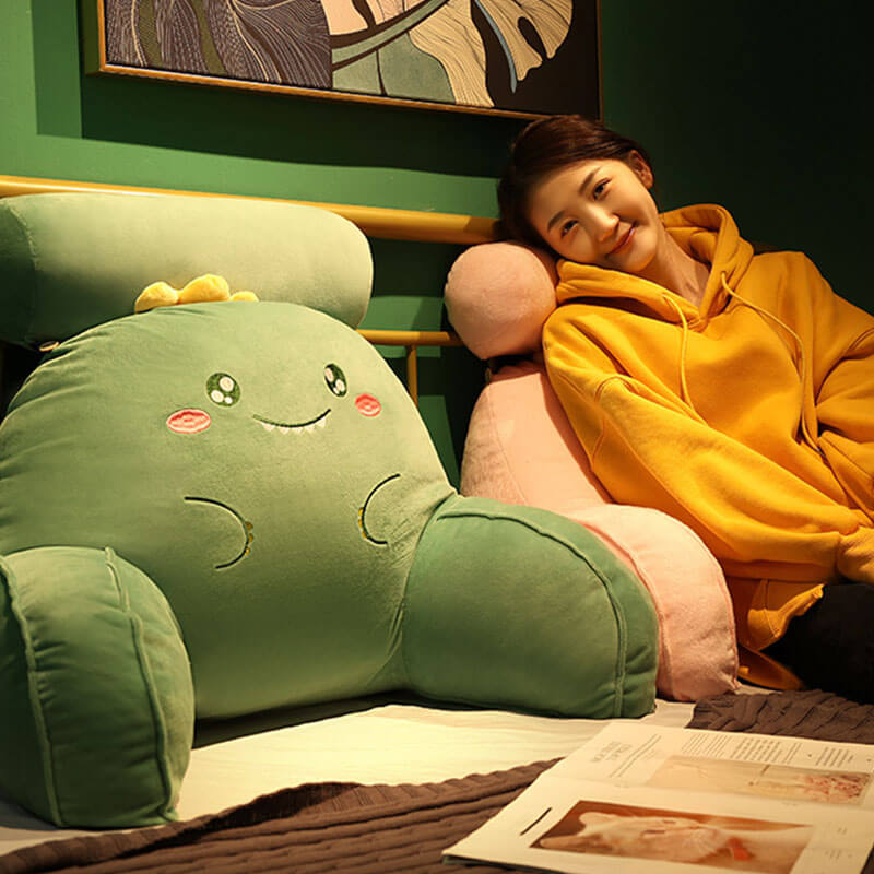 Carrot Shaped Cushion, Soft Backrest Pillow for Sofa and Bed