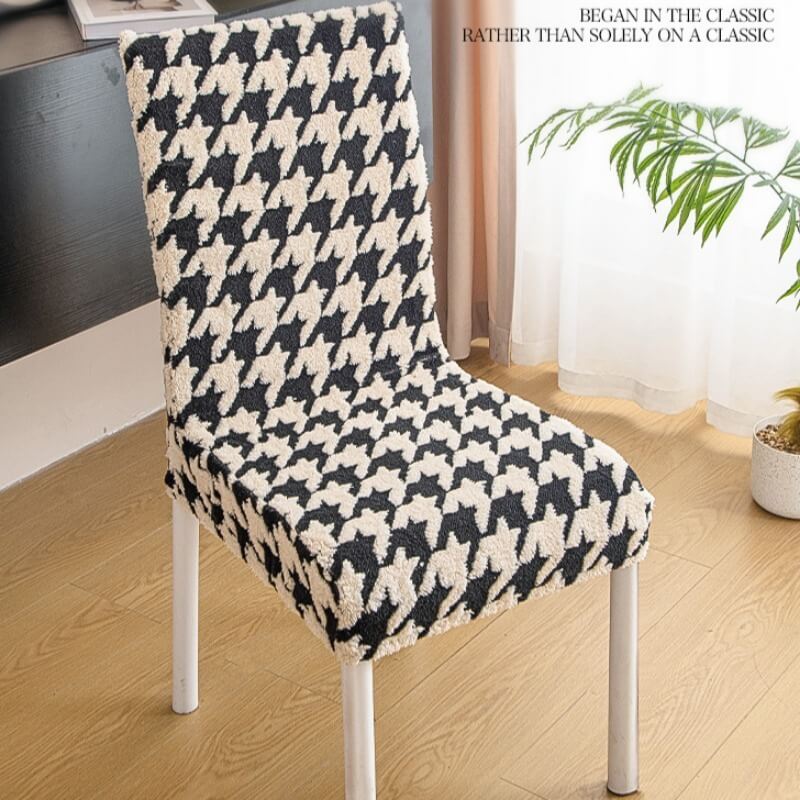 Fall Thickened Plush Stool Cover, Lambswool Chair Cover
