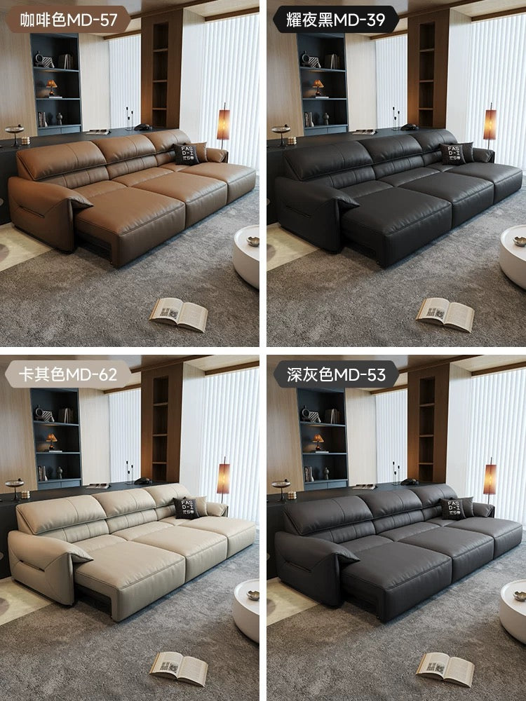 Italian minimalist multifunctional electric sofa bed villa living room video hall electric luxury Sofa