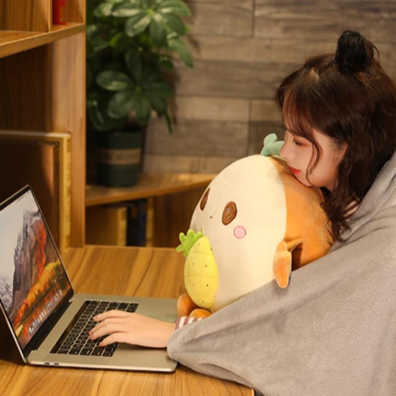 New 2-in-1 Fall Thickened Folding Pillow, Office Nap Cushion