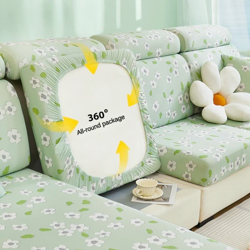 Anti-Cat Scratch Summer Ice Silk Sofa Cover Cushion