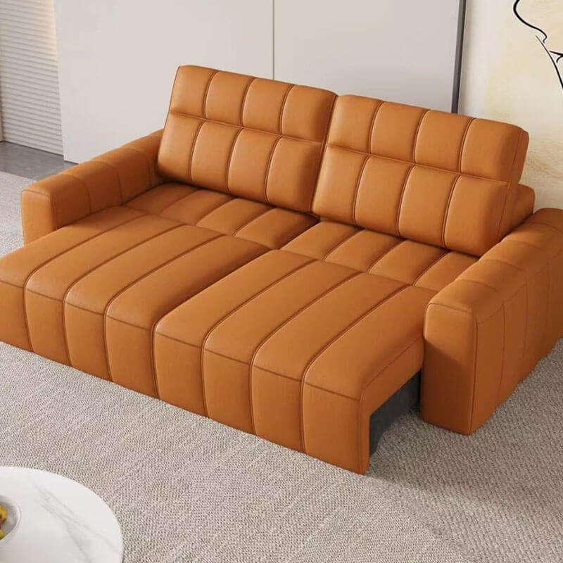 Hot models piano keys caterpillar electric sofa bed villa living room video hall electric function sofa bed