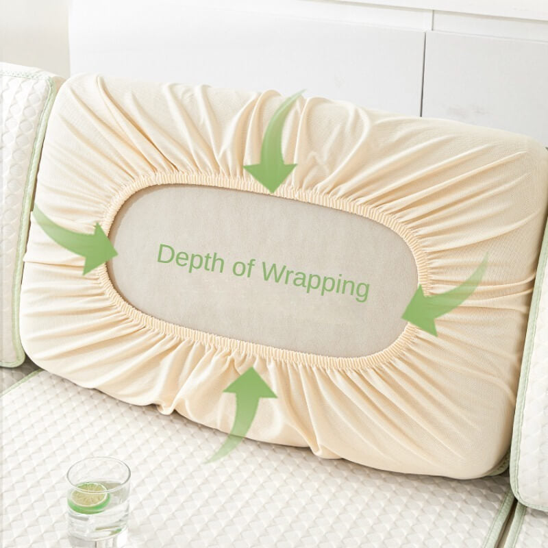 Summer Cartoon Ice Silk Sofa Cushion, Non-Slip, Cooling