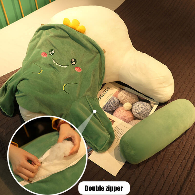 Carrot Shaped Cushion, Soft Backrest Pillow for Sofa and Bed