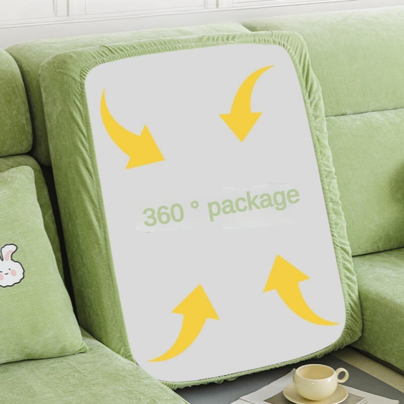 Four-Season Universal Cartoon Chenille Sofa Cover, Non-Slip, All-Inclusive