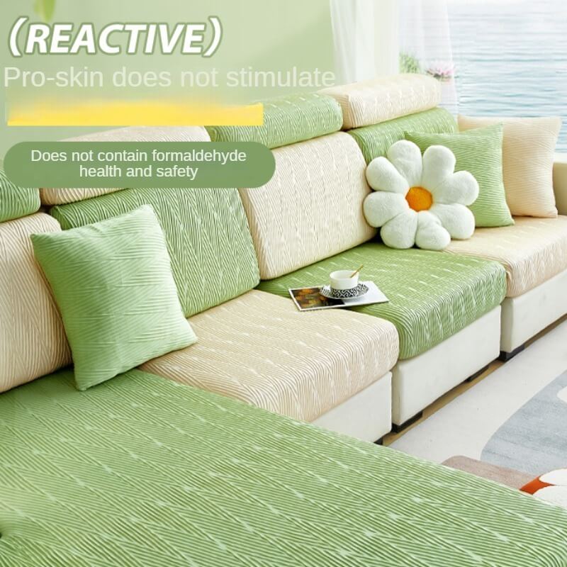 Simple Modern Summer Non-Slip Ice Silk Sofa Cover, Living Room Decor
