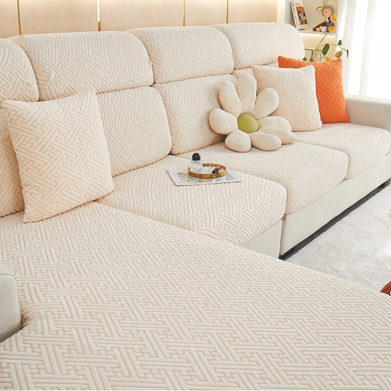 Jacquard Velvet Sofa Cushion
