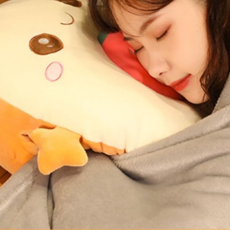 New 2-in-1 Fall Thickened Folding Pillow, Office Nap Cushion