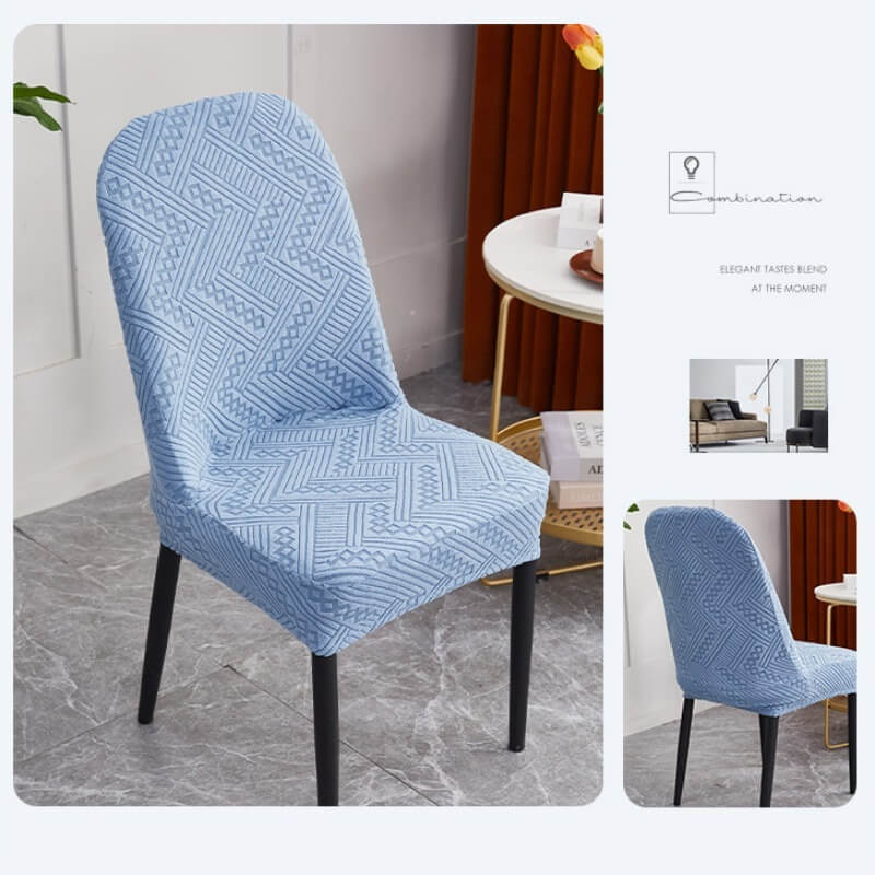 Jacquard Velvet High Elastic All-Inclusive Chair Cover