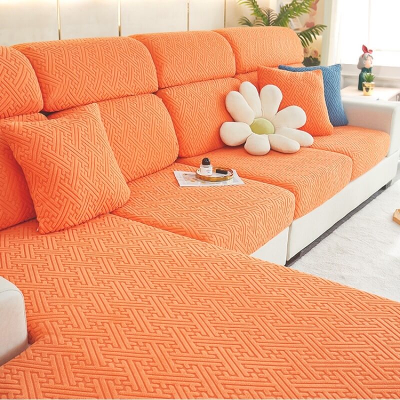 Jacquard Velvet Sofa Cushion