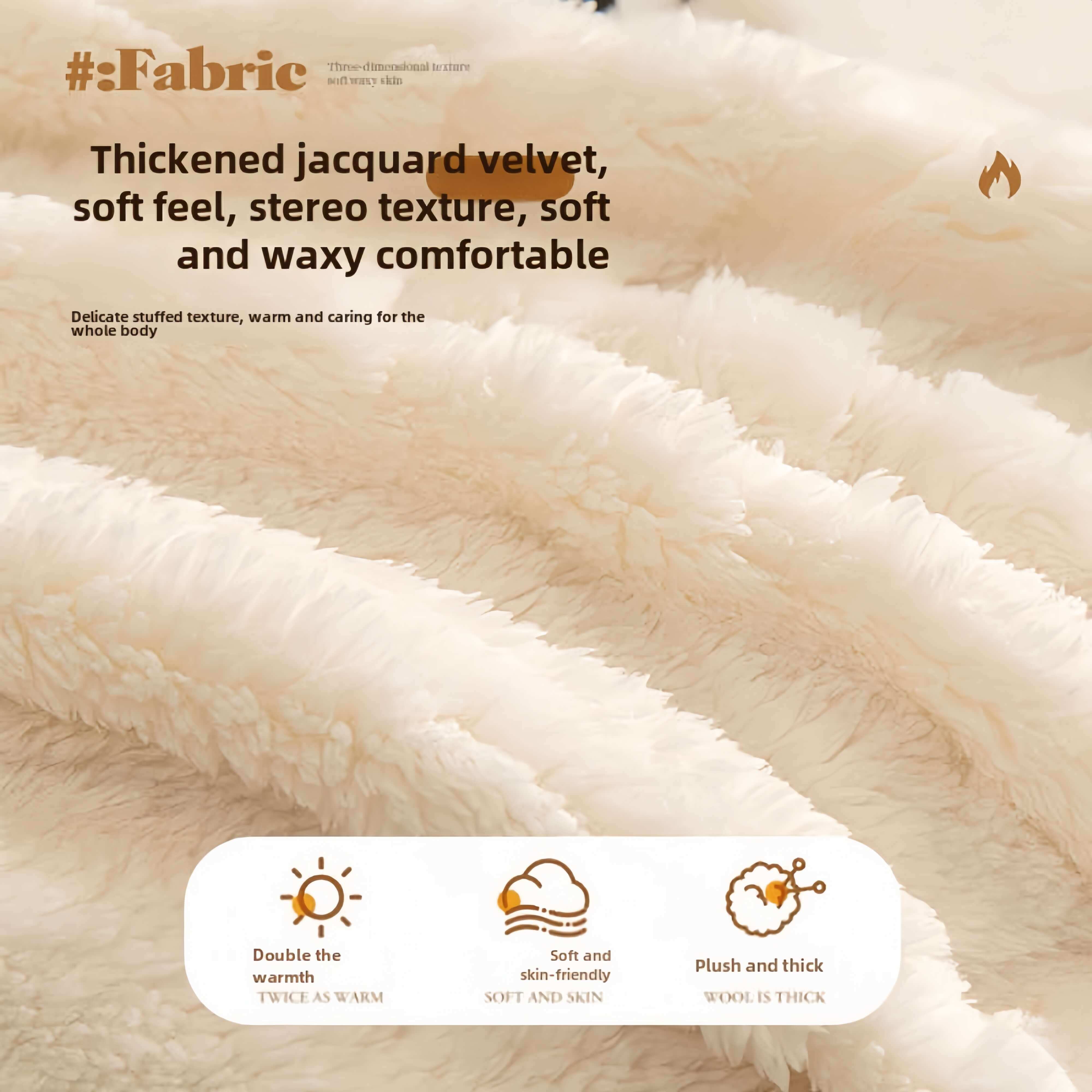 Autumn and Winter Thickened Plush Cushions