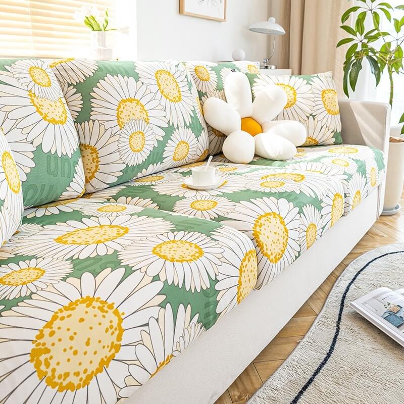 Summer Ice Silk Stretch Sofa Cover, Simple Modern, Universal Cushion