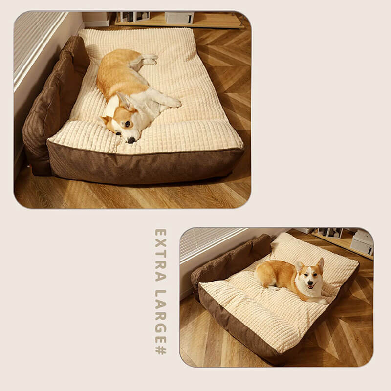 All Seasons Thickened Large Washable Cat & Dog Pillow Bed for Comfort