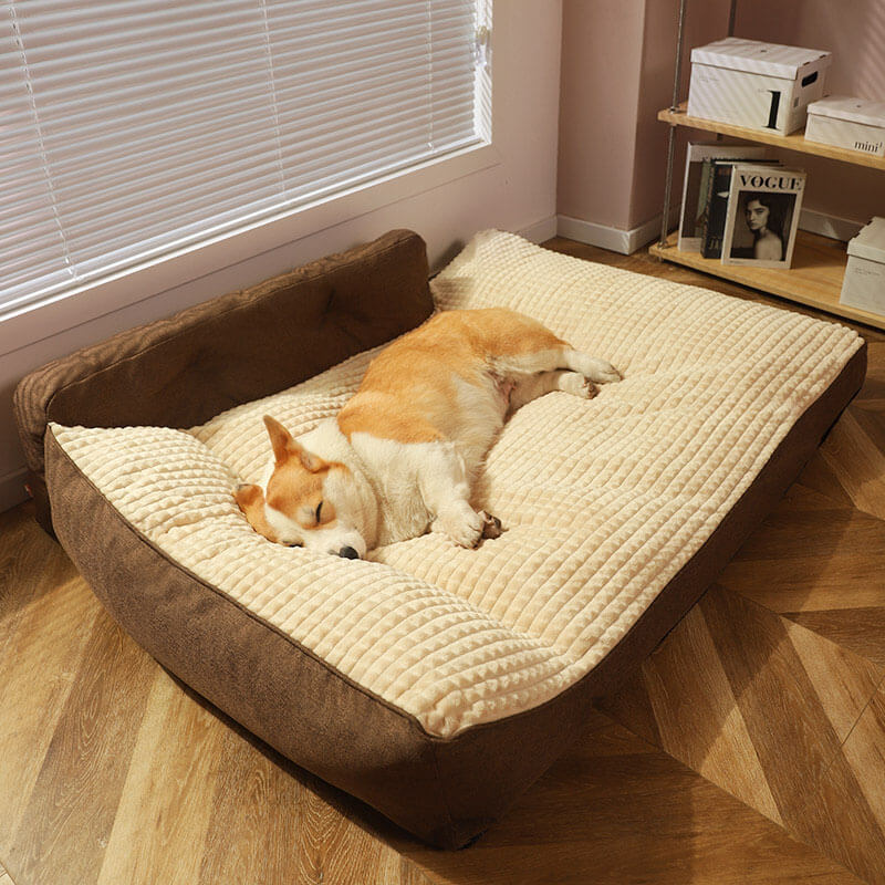 All Seasons Thickened Large Washable Cat & Dog Pillow Bed for Comfort