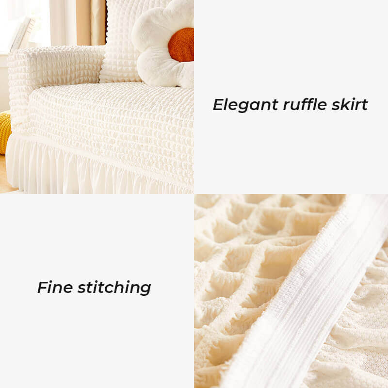 Stretch All-Inclusive Sofa Cover, Universal Bubble Yarn, Anti-Cat Scratch Four-Season Model