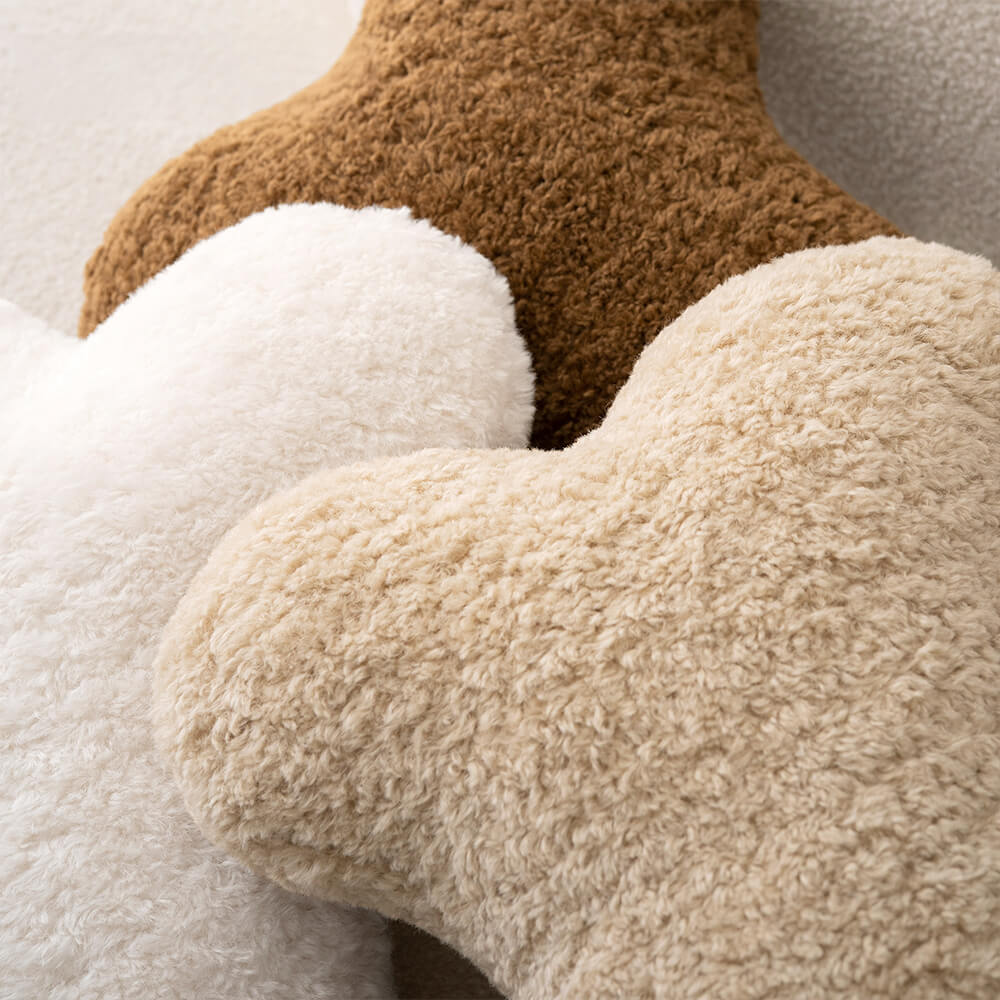 Plush Bone-Shaped Sofa Pillow, Soft Cozy Decorative Cushion