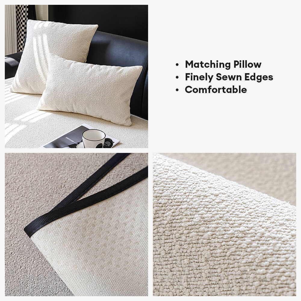 Waterproof Teddy Fleece Non-Slip Sofa Cover