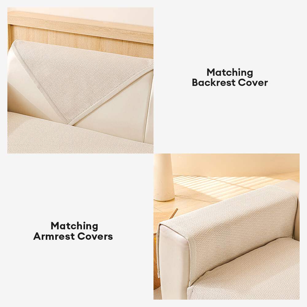 Chenille Minimalist Anti-Slip Cat Scratch-Resistant Sofa Cover