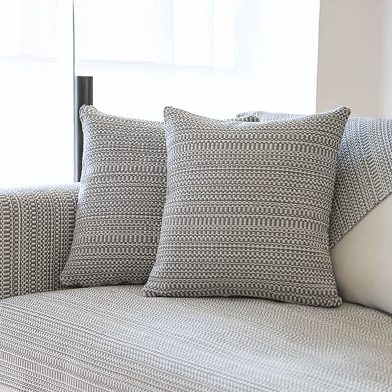 Stylish Soft Linen Blend Sofa Protector Cover - Comfortable Furniture Mat for Couch Protection