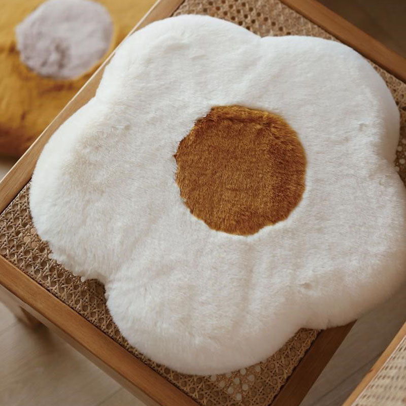 Tappetino per gatti in memory foam con motivo a girasole, cuscino per seduta