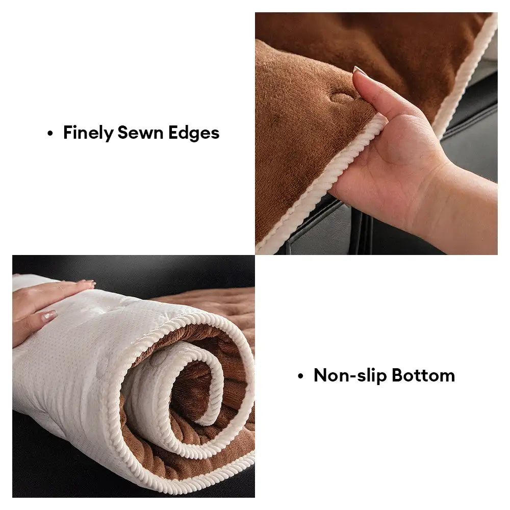 Vintage Leather Non-Slip Sofa Protection Couch Cover