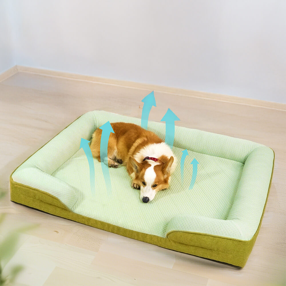 Cooling Orthopedic Large Dog Sofa Bed, Washable for Comfort