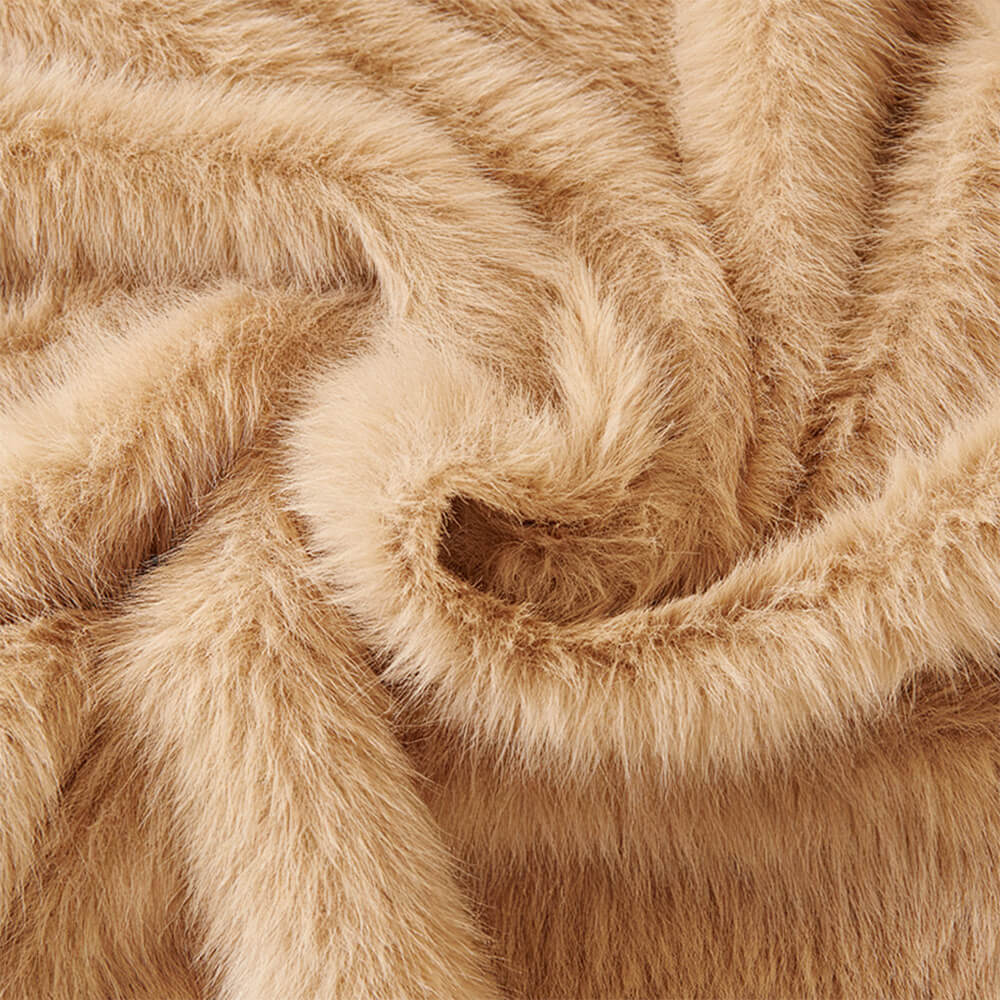 Luxury Skin-Friendly Long Faux Fur One-Piece Sofa Protector Cover - Multi-Functional Couch Mat