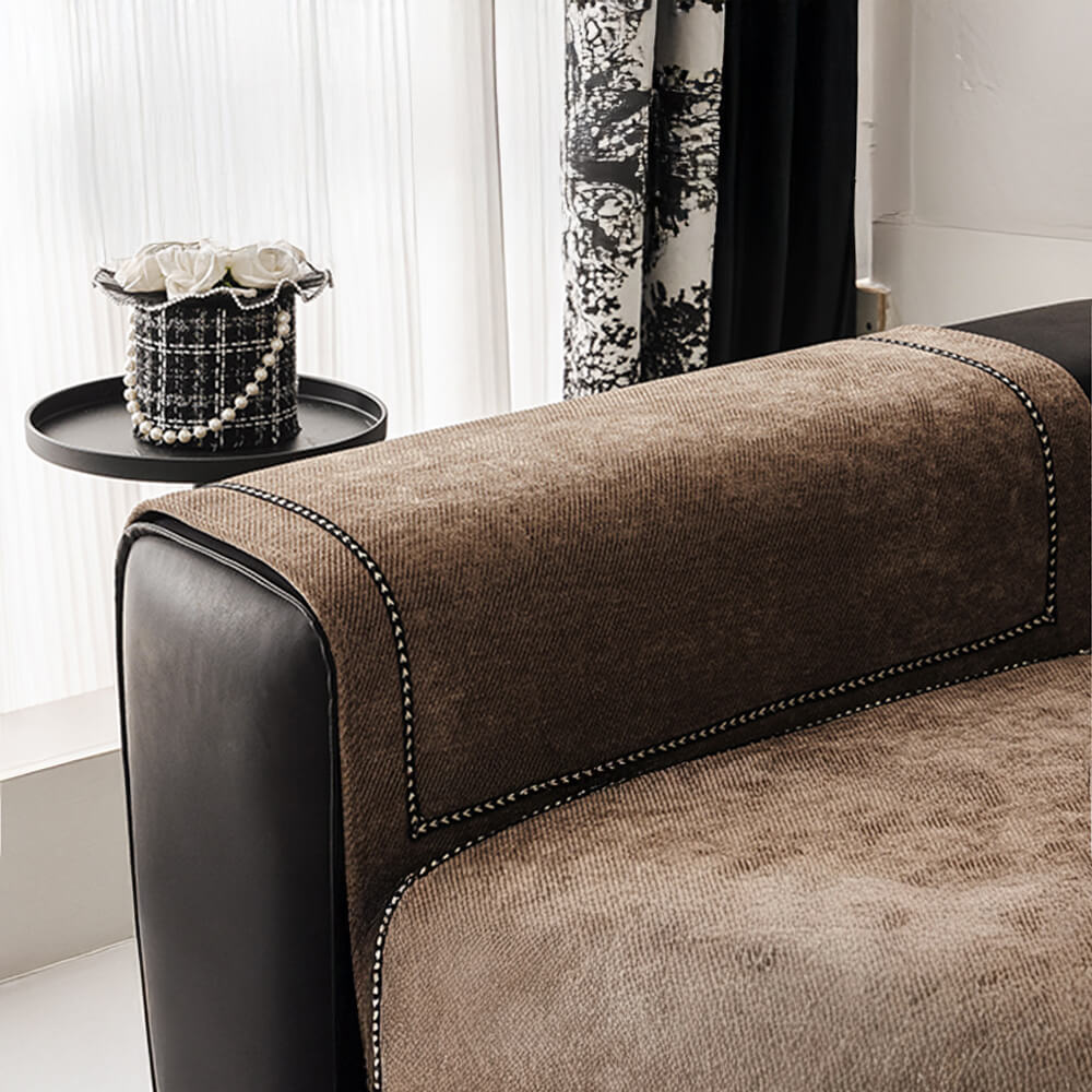 Simple Modern Jacquard High-Density Non-Slip Chenille Sofa Cover