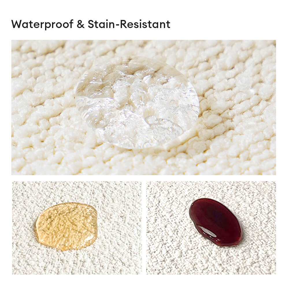 Soft Water-Resistant Teddy Plush Sofa Throw Cover