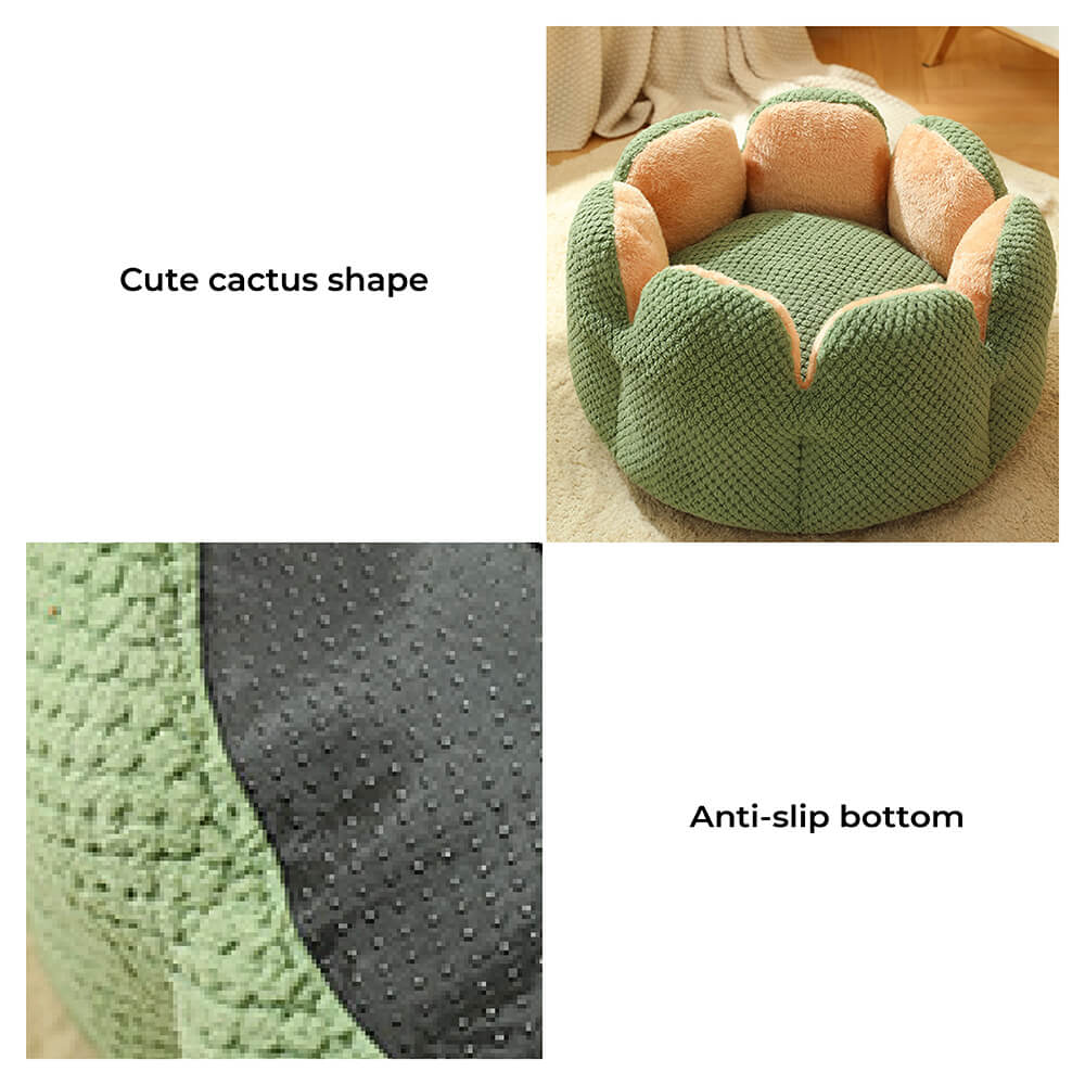 Cactus Shaped Cozy Pet Bed