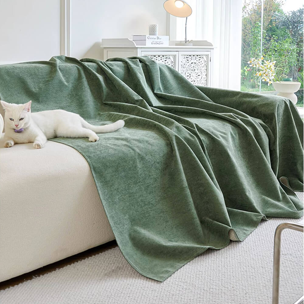 Soft Waterproof Scratch-Resistant Non-Linting Sofa Throw Cover
